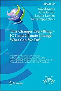 and International Change What Ict Climate Do? 预售 This 13th Conference... Can Ifip Everything Changes