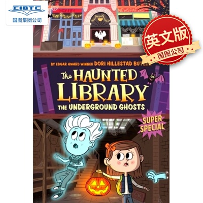 预售   地下幽灵 The Haunted Library系列10 英文原版 Dori Hillestad Butler 儿童桥梁章节书 The Underground Ghosts