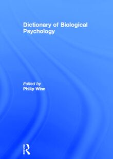 【预订】Dictionary of Biological Psychology