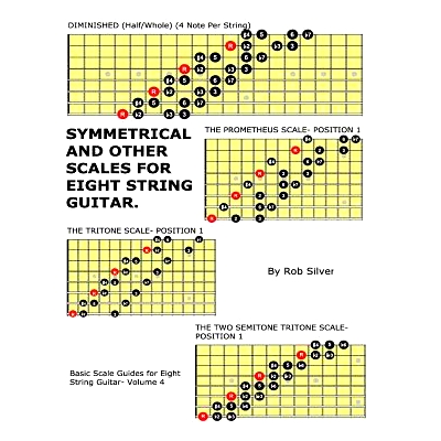 预订 Symmetrical and Other Scales for Eight String Guitar: 9781546303213