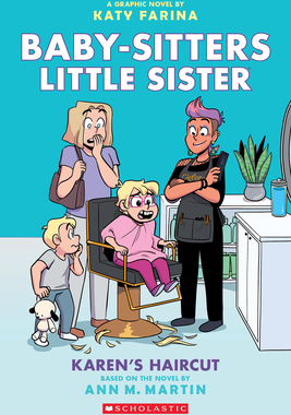 保姆小妹系列 漫画版7 凯伦理发 英文原版 保姆俱乐部儿童版 图像小说 Baby-Sitters Little Sister Graphix 7 Karen's Haircut