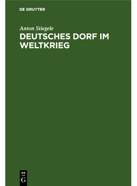 预订 Deutsches Dorf im Weltkrieg: 9783486766912