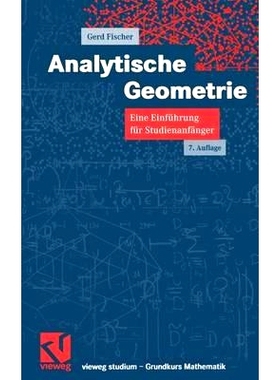 预订 Analytische Geometrie: Eine Einführung für Studienanfänger: 9783528672355