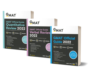 预订 英文原版 GMAT官方指南2022版 备考指南 Gmat Official Guide 2022 Bundle
