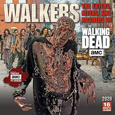 【预售】2020 Walkers the Eaters, Biters, and Roamers of AMC the Walking Dead 16-Month Wall Calendar: By Sellers Pu...