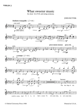 预订 What sweeter music 更甜美的音樂: 9780193860124