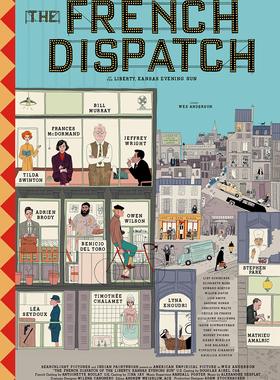 英文原版 法兰西特派 电影故事剧本 The French Dispatch 韦斯·安德森 Wes Anderson 甜茶主演