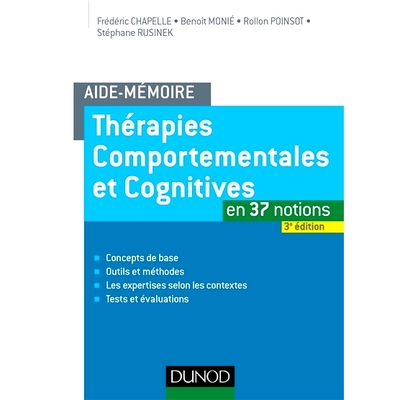 预订 Aide-mémoire - Thérapies comportementales et cognitives - en 37 notions -  3e éd. 备忘单 - 行为和认知疗法 - 37