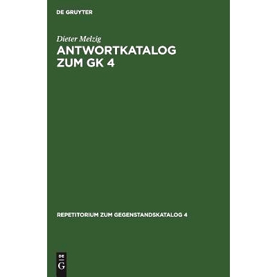 预订 Antwortkatalog zum GK 4: Krankheiten und Verletzungen Innere Medizin: 9783110087697