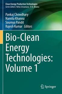 Clean Energy Technologies Bio Volume 9789811680922 预订