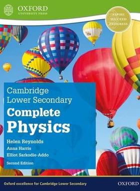 [预订]Cambridge Lower Secondary Complete Physics: Student Book (Second Edition) 9781382019019