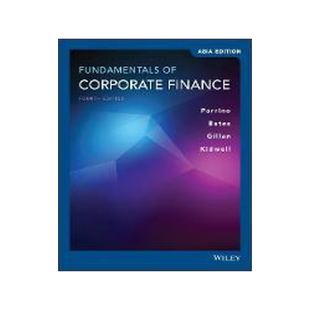 [预订]Fundamentals Of Corporate Finance 4E Asia Edition 9781119586562