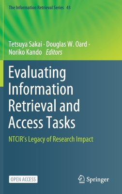 【预订】Evaluating Information Retrieval and Access Tasks
