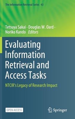 【预订】Evaluating Information Retrieval and Access Tasks