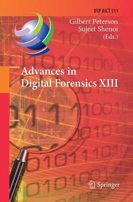 【预订】Advances in Digital Forensics XIII