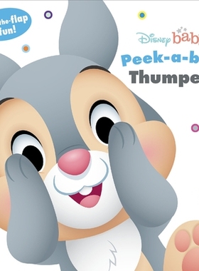 预订 Disney Baby: Peek a Boo, Thumper!: Lift-The-Flap Fun!: 9781368092951