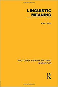 【预售】Linguistic Meaning