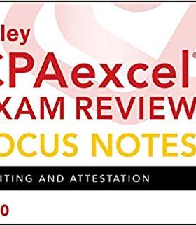 【预售】Wiley Cpaexcel Exam Review 2020 Focus Notes