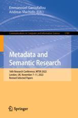 [预订]Metadata and Semantic Research 9783031391408