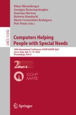 【预订】Computers Helping People with Special Needs 9783031086441