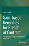 [预订]Gain-based Remedies for Breach of Contract
