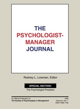 【预订】The Psychologist-Manager Journal