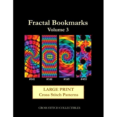 预订 Fractal Bookmarks Vol. 3: Large Print Cross Stitch Patterns: 9781974394234