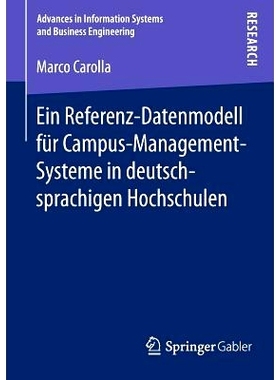 预订 Ein Referenz-Datenmodell für Campus-Management-Systeme in deutschsprachigen Hochschulen 德国大学校园管理系统的参考