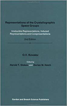 【预售】Representation of Crystallographic Space Groups