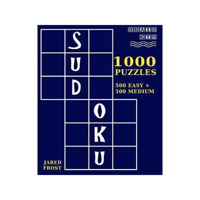 [预订]1,000 Sudoku Puzzles, 500 Easy and 500 Medium: A Brain Gym Series Sudoku Puzzle Book 9781541322981