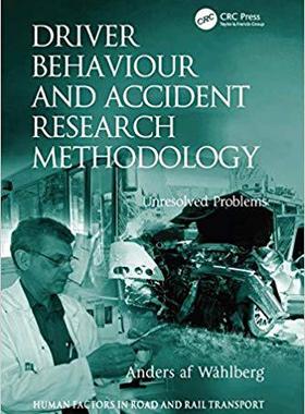 【预售】Driver Behaviour and Accident Research Methodology