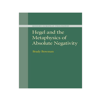 预订 Hegel and the Metaphysics of Absolute Negativity