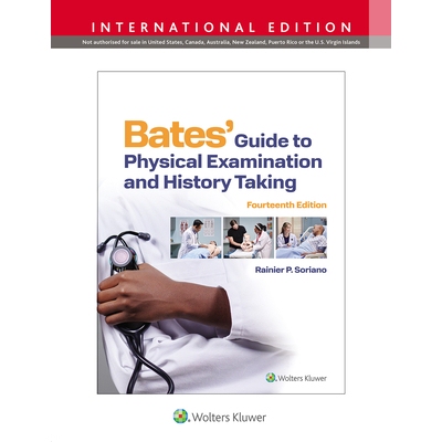 预订 Bates’ Guide To Physical Examination and History Taking, International Edition (Lippincott Connect) 贝茨体检和病史