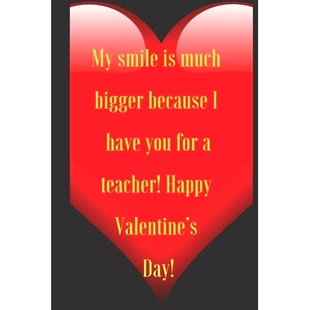 110 much Write bigger Pages Size teacher 6x9 Valentine’s have 预订 you Happy smile Day for because