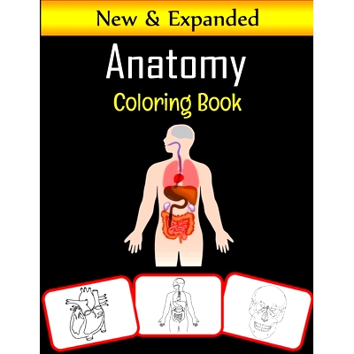 预订 Anatomy Coloring Book: Color and learn with fun: Anatomy pictures, coloring and learning book with fun for kids (60