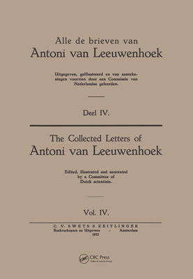 预订 Collected Letters Van Leeuwenhoek, Volume 4