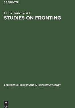 [预订]Studies on Fronting 9783110133493