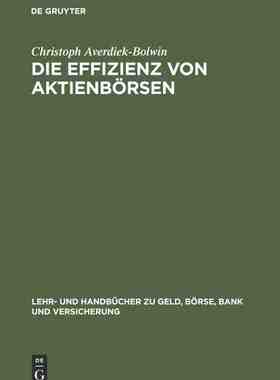 【预订】Die Effizienz von Aktienbörsen 9783486246520
