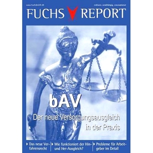 Versorgungsausgleich 预订 neue der 9783834920591 bAV