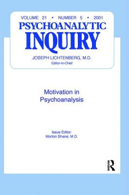 【预订】Motivation and Psychoanalysis