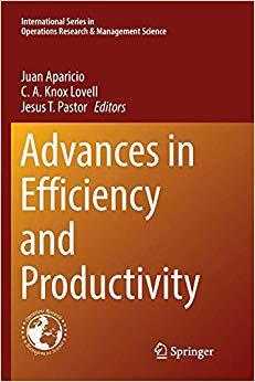 【预售】Advances in Efficiency and Productivity
