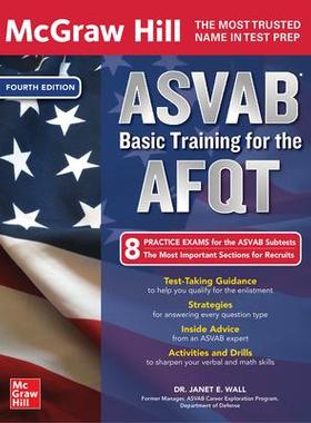 [预订]McGraw Hill ASVAB Basic Training for the Afqt, Fourth Edition 9781264274864