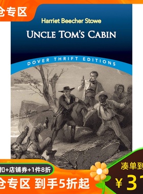 汤姆叔叔的小屋 英文原版 斯托夫人 Dover小蓝书经典系列 Uncle Tom's Cabin Harriet Beecher Stowe