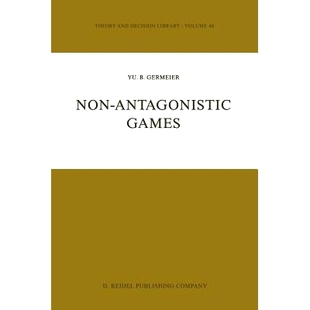 预订 Non-Antagonistic Games: 9789401088763