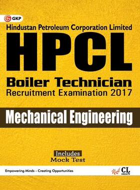 [预订]HPCL Hindustan Petroleum Corporation Limited Boiler Technician Mechanical Engineering 2017 9789386601261