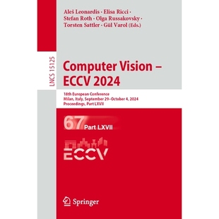 29–October Vision 2024 ECCV 预订 European September Italy – Milan Conference Proceedings 18th Computer