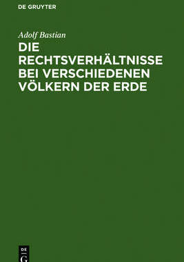 【预订】Die Rechtsverhältnisse bei verschiedenen Völkern der Erde 9783111105000