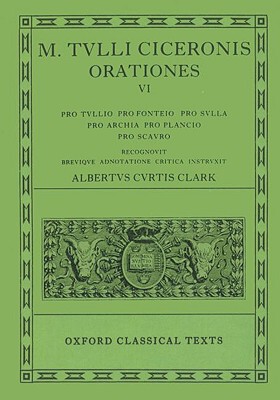 【预订】Cicero Orationes. Vol. VI