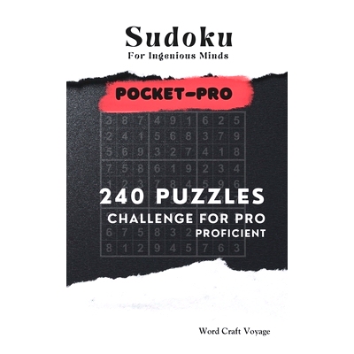 预订 Sudoku for Ingenious Mind (Pocket Size) Proficient Level only for Adults & Seniors: 240 Puzzles for Expert to indul