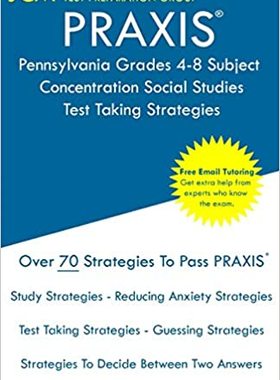 【预订】PRAXIS Pennsylvania Grades 4-8 Subject Concentration Social Studies  9781647681371